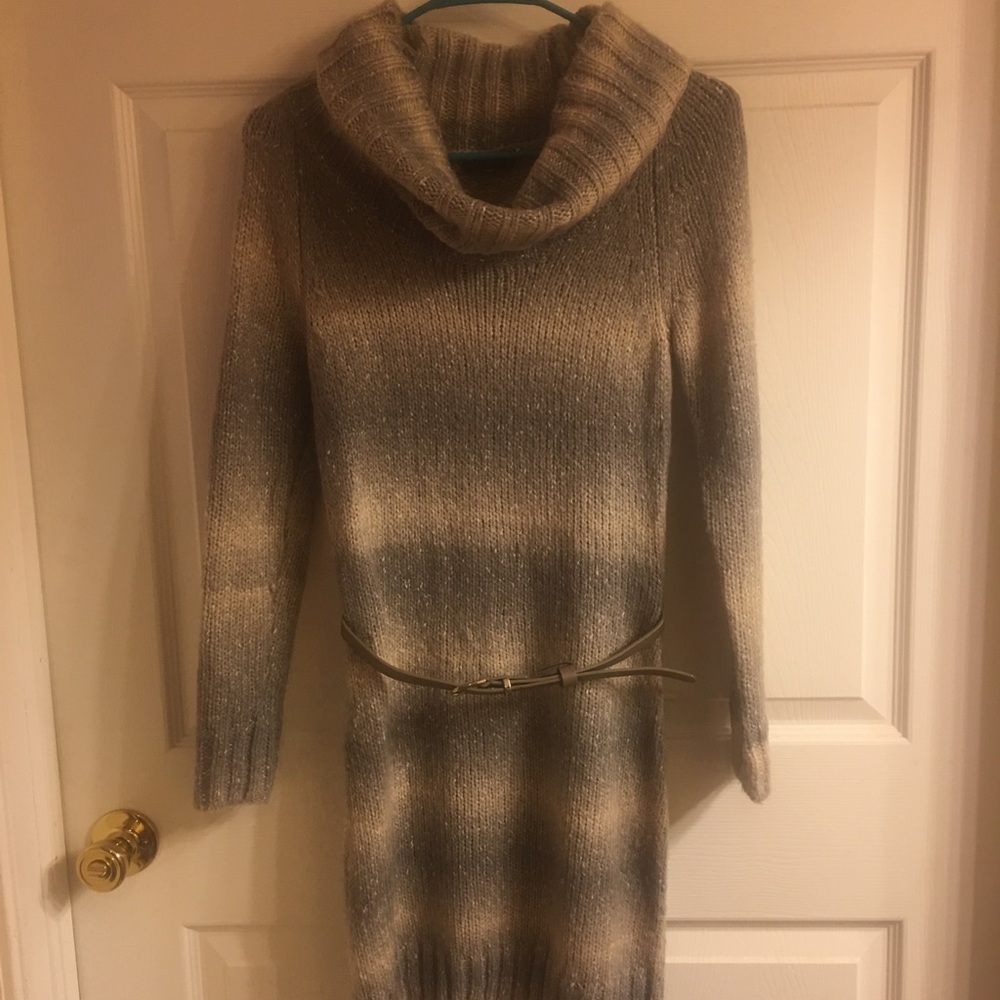 Gray Sweater Dress by The Limited